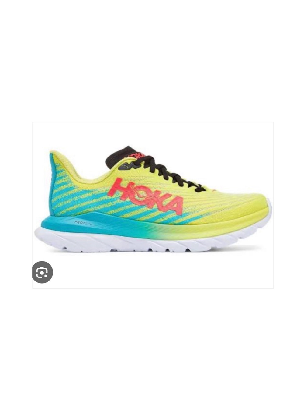 Hoka Yellow, Blue & Red Lightweight Running Sneakers